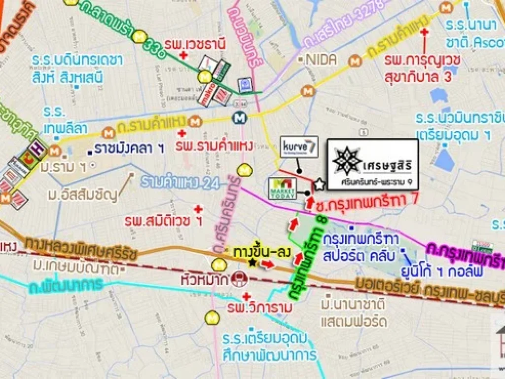 AH0010 ขายบ้านเศรษฐสิริ กรุงเทพกรีฑา ใหม่แสนสิริ ไม่เคยเข้าอยู่ 60 ตรว