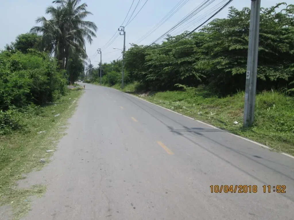 ที่ดิน ใกล้วัดเสาธงหิน ถนนกาญจนาภิเษก อบางใหญ่ จนนทบุรี