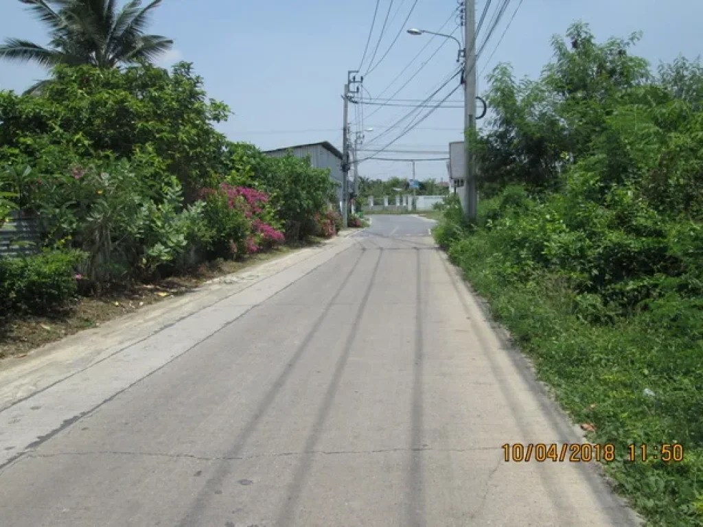 ที่ดิน ใกล้วัดเสาธงหิน ถนนกาญจนาภิเษก อบางใหญ่ จนนทบุรี