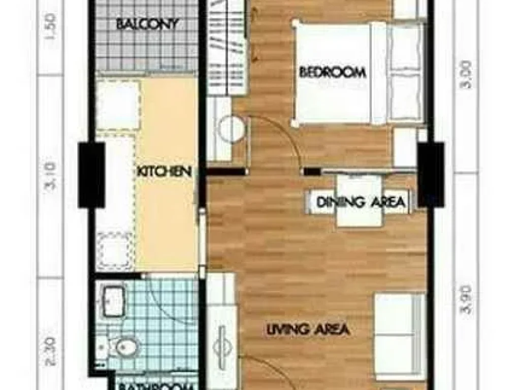 ขายคอนโด NICHE Ratchada Huaykwang นิช รัชดา-ห้วยขวาง 1 นอน 35 ตรม ใกล้ MRT ห้วยขวาง 400 เมตร