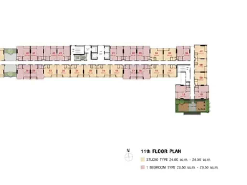 ขายใบจอง Lumpini Park วิภาวดี-จตุจักร 1 Bed 24 sqm