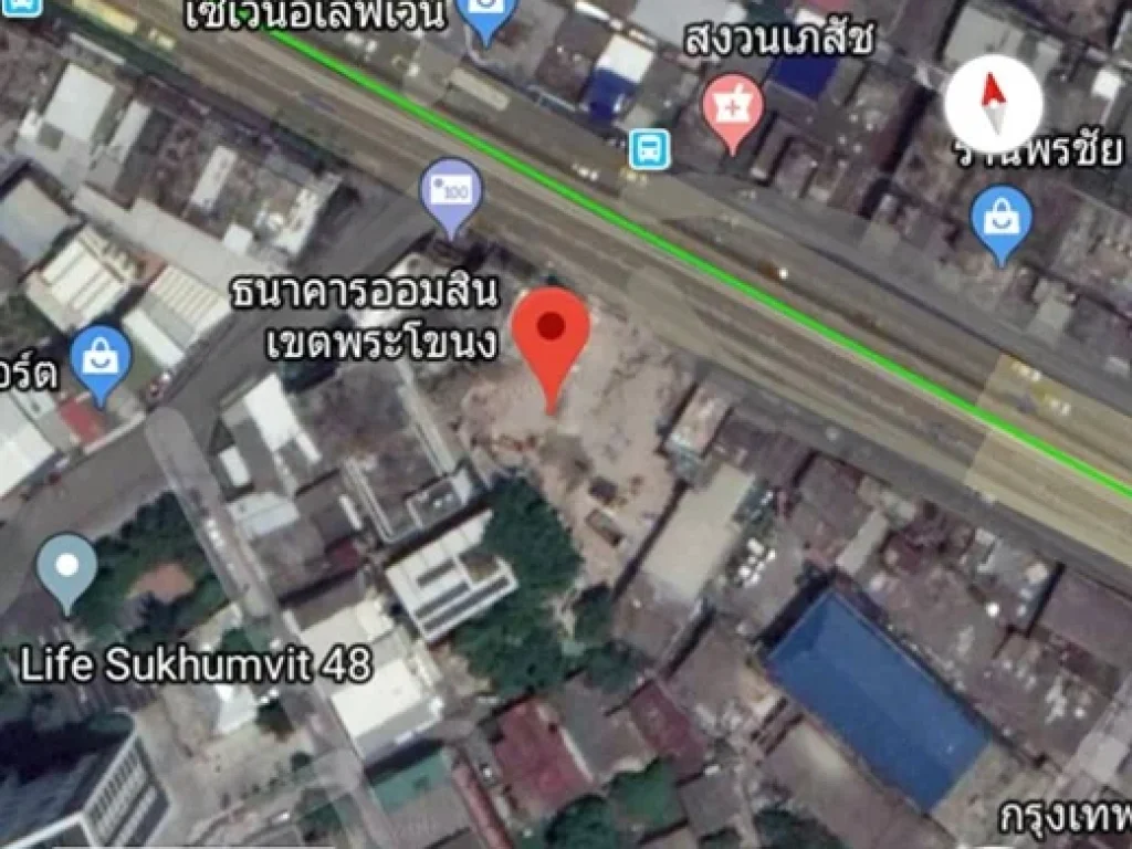 P6 เสนอขายที่สวยงามอยู่ถนนสุขุมวิท 48 ติดถนนใหญ่ ที่ดินติดถนนสุขุมวิท