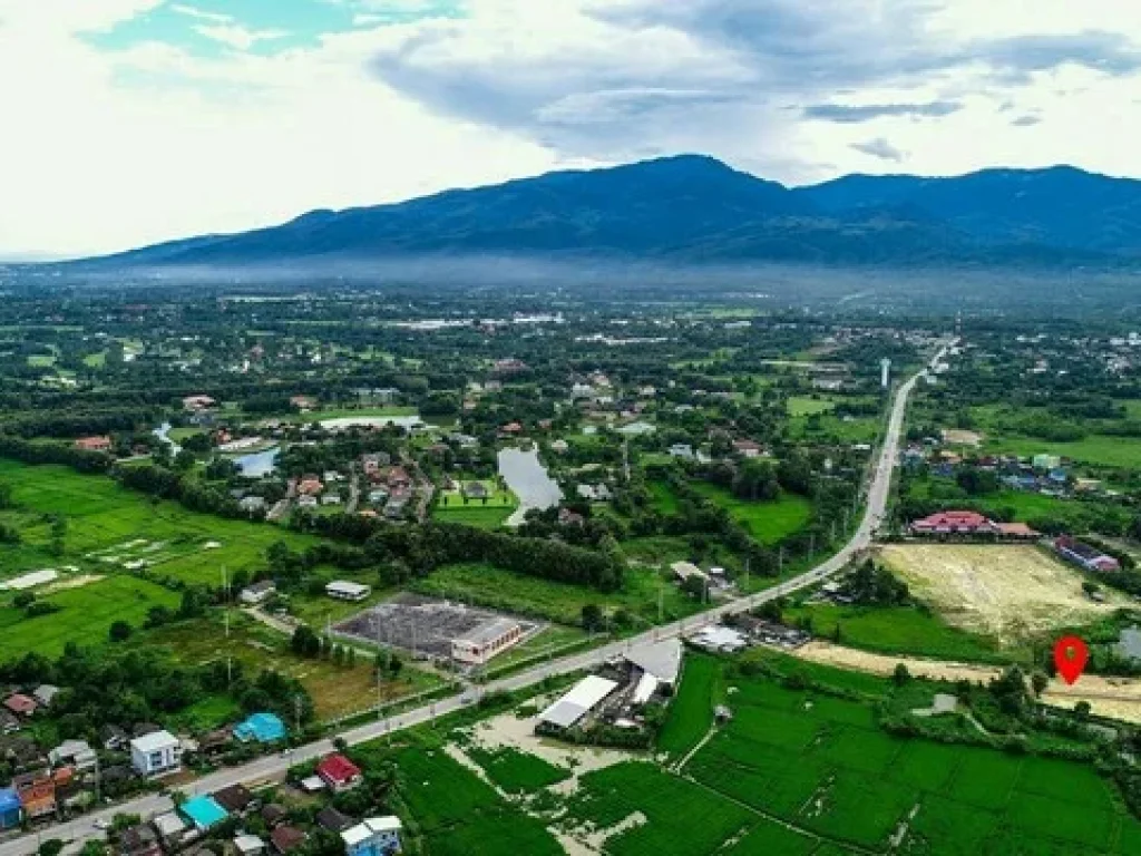 ที่ดิน ใกล้เมืองเชียงใหม่ แม่ริม สาธารณูปโภคพร้อม รูปมังกร วิวภูเขา ทุ่งนา ตริมใต้ แม่ริม เชียงใหม่