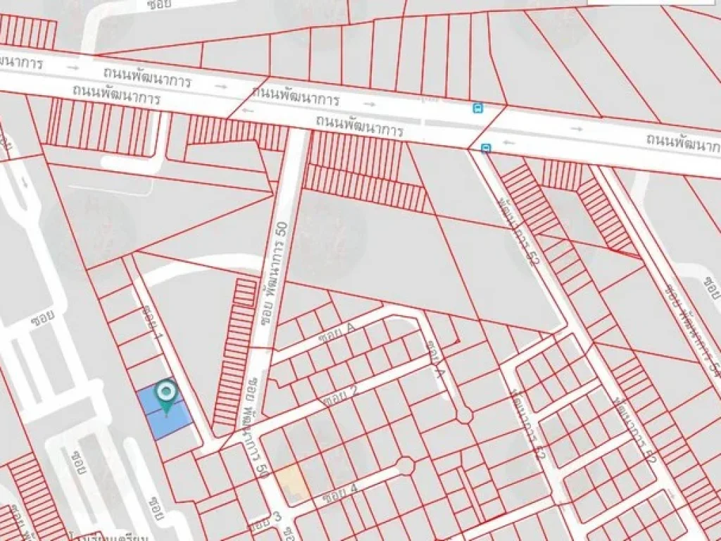 ขายที่ดิน ซอยพัฒนาการ 50 หมู่บ้านเคหะนคร 3 ใกล้ Airport Link สถานีหัวหมาก