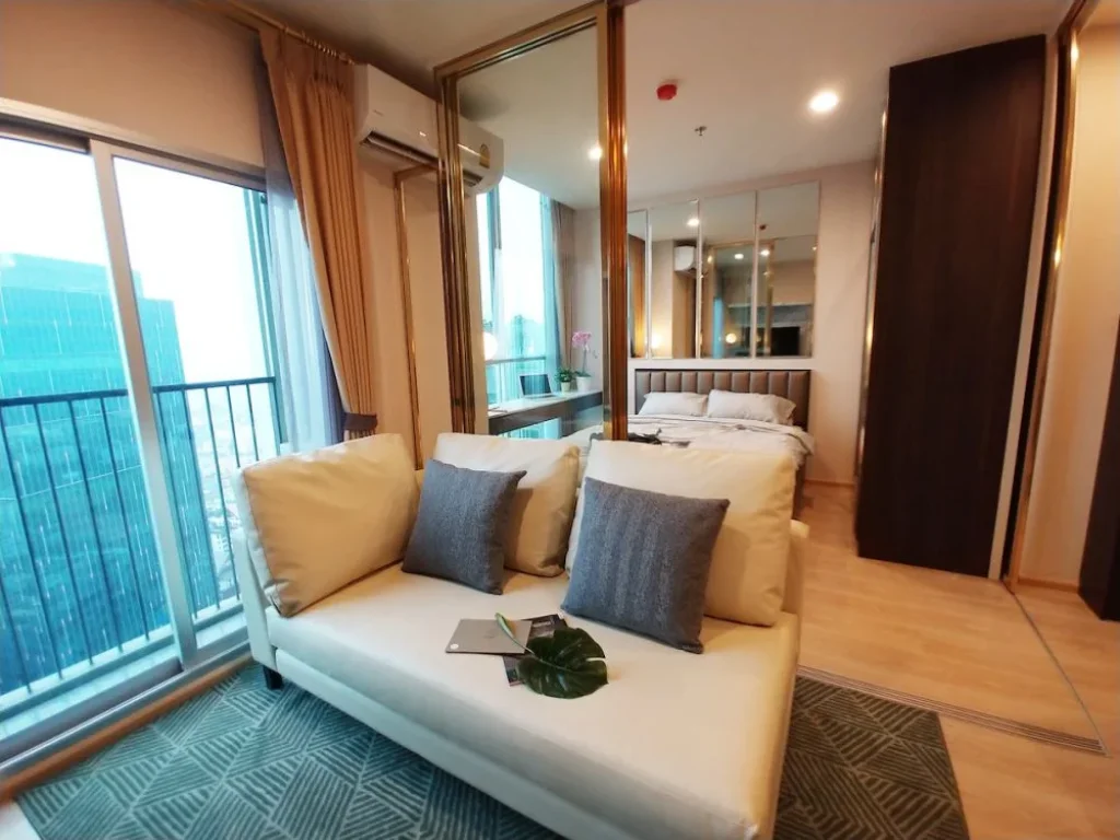 ให้เช่า Noble Revolve Ratchada 2 โนเบิล รีวอลฟ์ รัชดา 2 2Bed 38ตรม ใกล้MRTศูนย์วัฒนธรรม