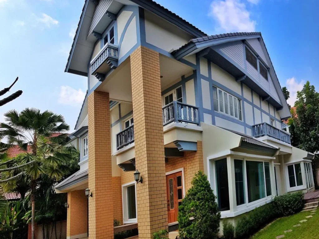 ขายบ้านหรูพร้อมอยู่ ราคาพิเศษ ขนาด 162 ตรวหลังใหญ่ ในโครงการ Q House Avenue พระราม 5