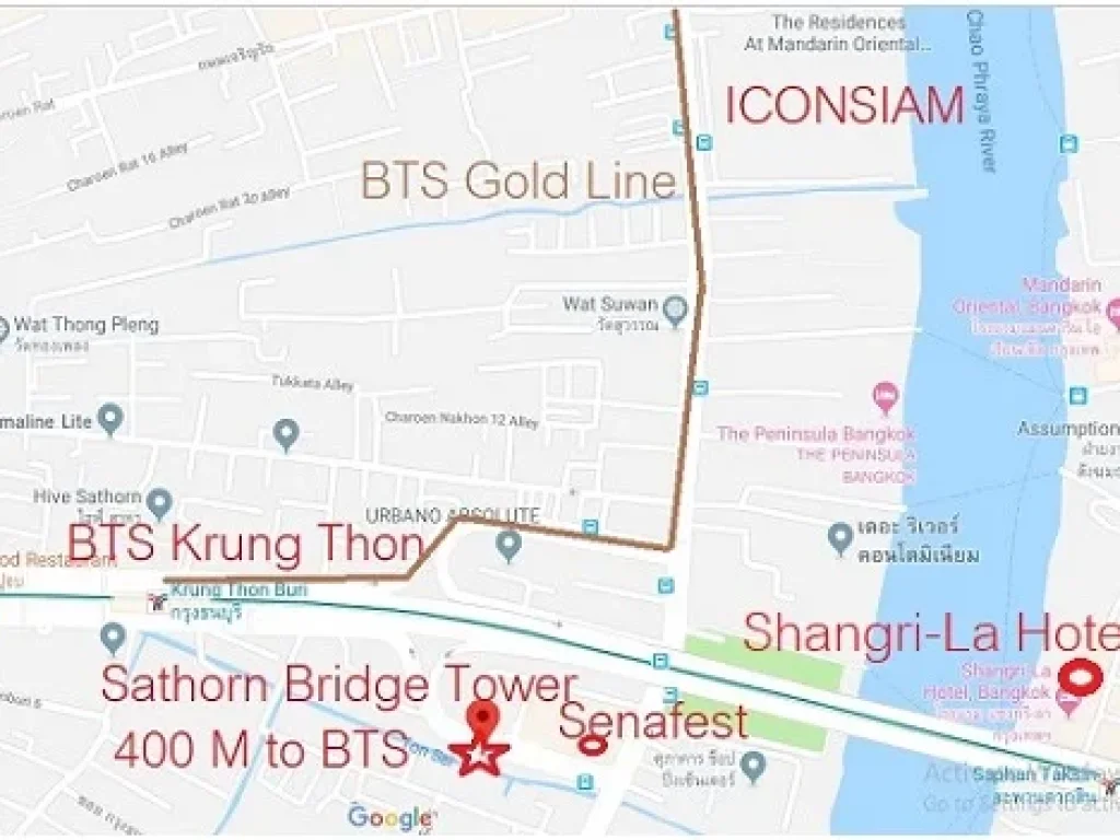 ทำเลสุดฮอต ขายคอนโด Sathorn Bridge Tower 184 ตรม ใกล้ ICONSIAM SENAFEST ราคาพิเศษ