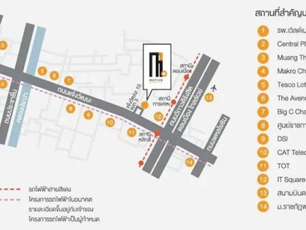 ให้เช่า โมทีฟ คอนโด แจ้งวัฒนะ Motive Condo Chaengwattana