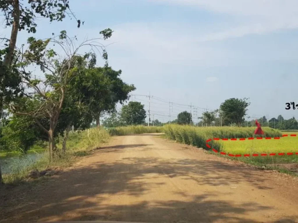 ขายที่ดิน 3 ไร่ 2 งาน 44 ตรวา ตพลับพลาไชย ออู่ทอง จสุพรรณบุรี