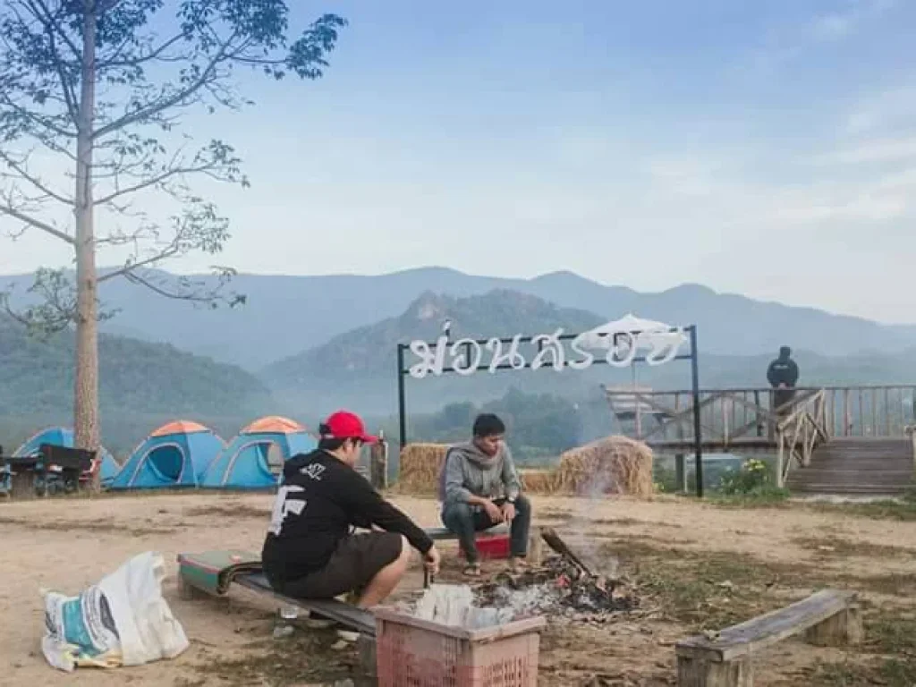 ขายที่ดินพร้อมร้านอาหาร บนม่อนสรอย สถานที่กางเต้นใกล้แหล่งชมวิว บรรยากาศดียามหนาว สวยเย็นใจ