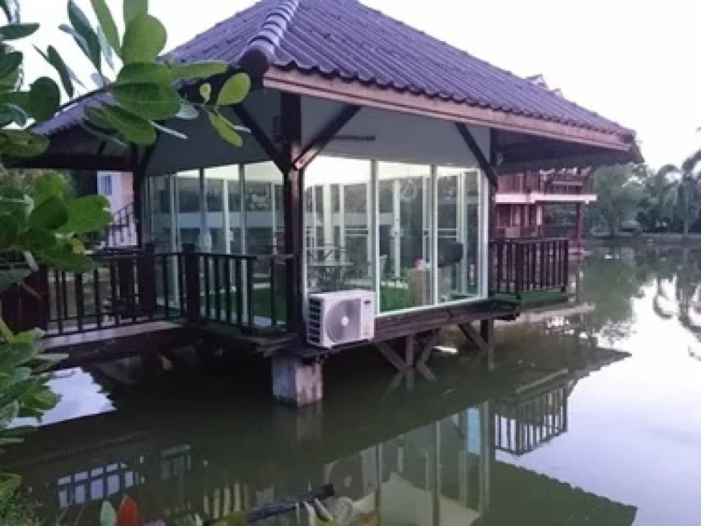 บ้านสวน RESORT สิรภัทร 2หลังติดกัน หนองเสือ กรุงเทพฯ