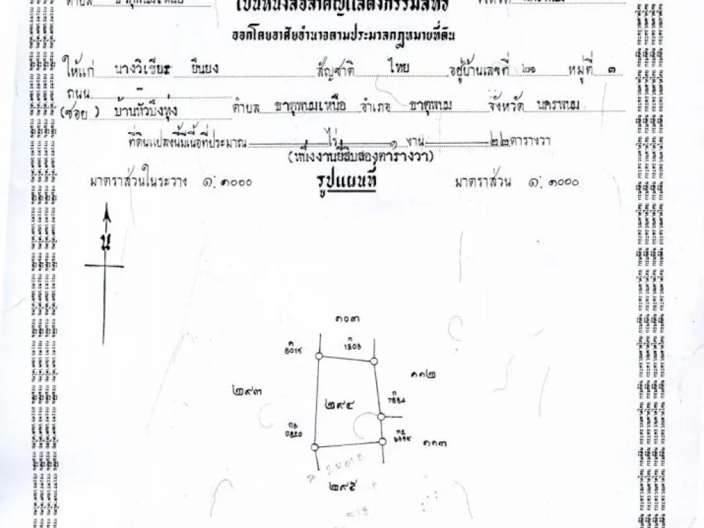 ขายที่ดินทำเลทองย่านธุรกิจอำเภอธาตุพนม