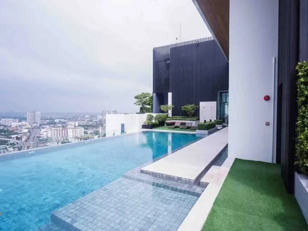 ขายขาดทุน Knightsbridge Duplex ติวานนท์ ติดรถไฟฟ้าสายสีม่วง 90 ม 66 ตรม Duplex 2 นอน ชั้น 16 ห้องมุม