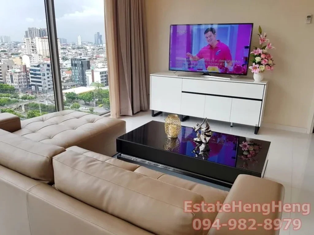 Hot Condo for rent NARA 9 Satorn fl14 2b 79sqm 45000bth Fully decorated near Silom