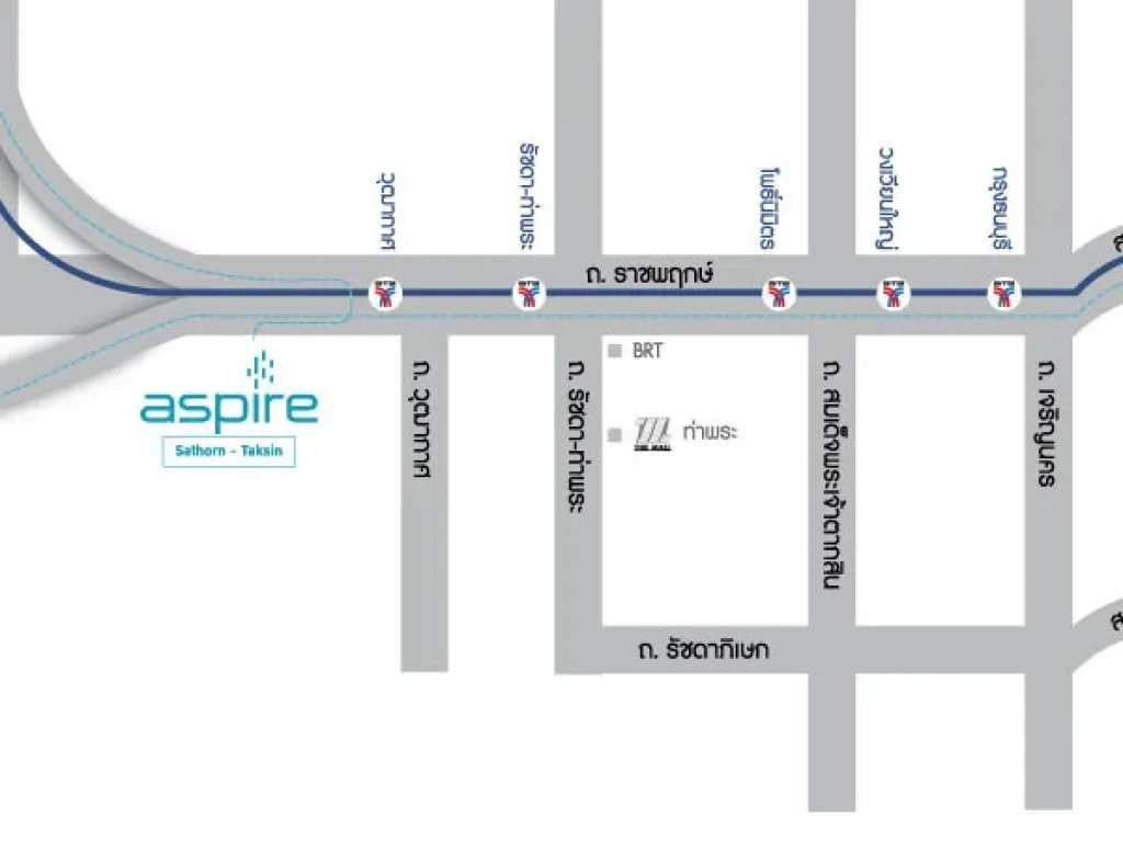 ให้เช่าคอนโด Aspire สาทร-ตากสิน Timber zone พื้นที่ 27 ตรมจำนวน 1ห้องนอน 1ห้องน้ำ ชั้น 6 ตึก A