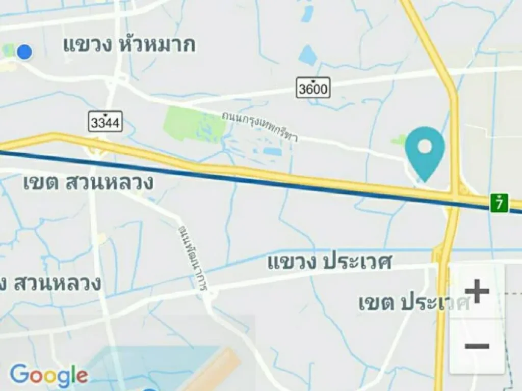 ขายที่ดินสวย 362 ตรวา เขตสะพานสูง กทม