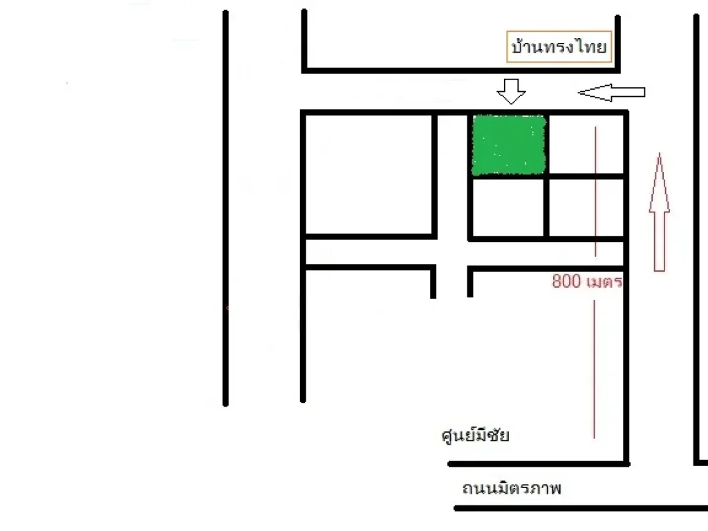 ขายที่ดินบ้านไผ่ ถูกมาก