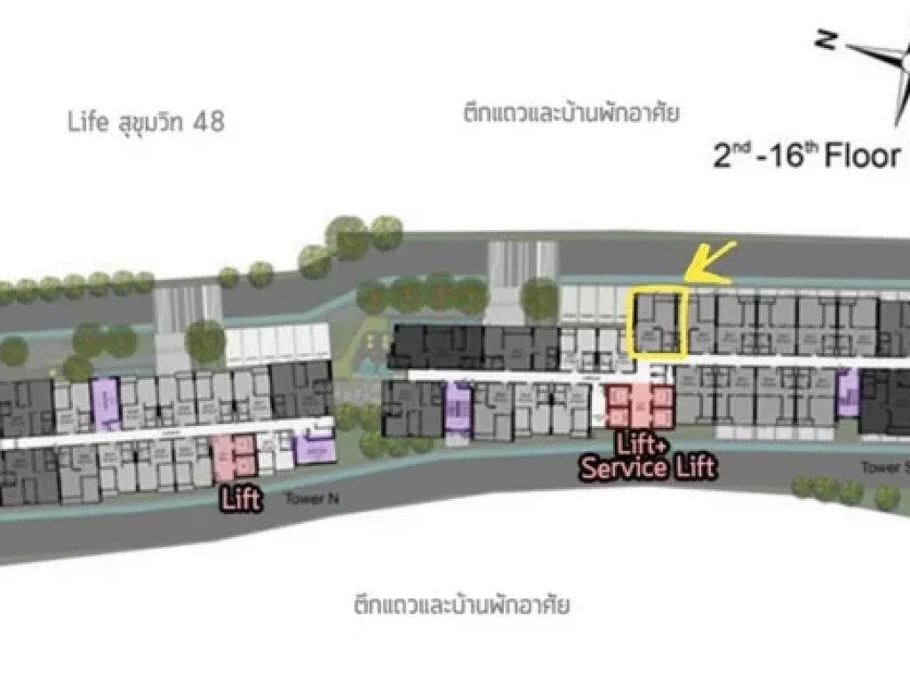 ขาย Aspire สุขุมวิท 48 38 ตารางเมตร 1 นอน 1 น้ำ วิวเมือง สะดวกในการเดินทาง