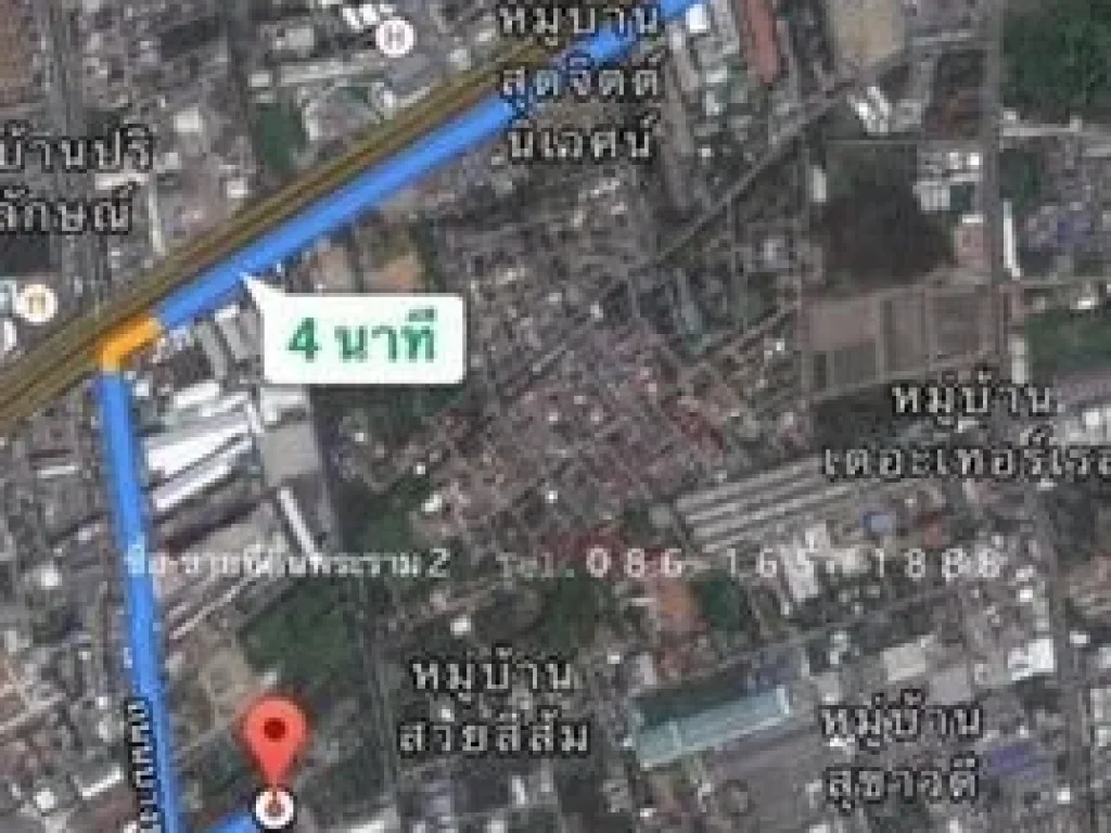 ขายที่ดินเปล่าสี่เหลี่ยมผืนผ้า ซอยเทียนทะเล 1 ถนนพระราม2 ตลิ่งชัน 400 ตรว ใกล้เซ็นทรัล พระราม 2