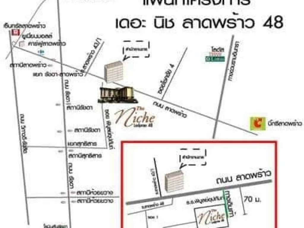 ให้เช่า เดอะ นิช ลาดพร้าว 48 The Niche Ladprao 48