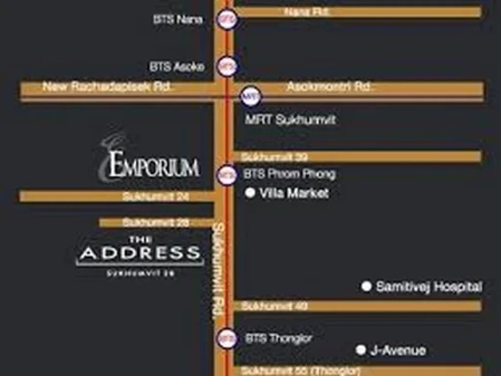 ให้เช่า คอนโด The Address Sukhumvit 28 ขนาด 45 ตรม 40K ต่อเดือน