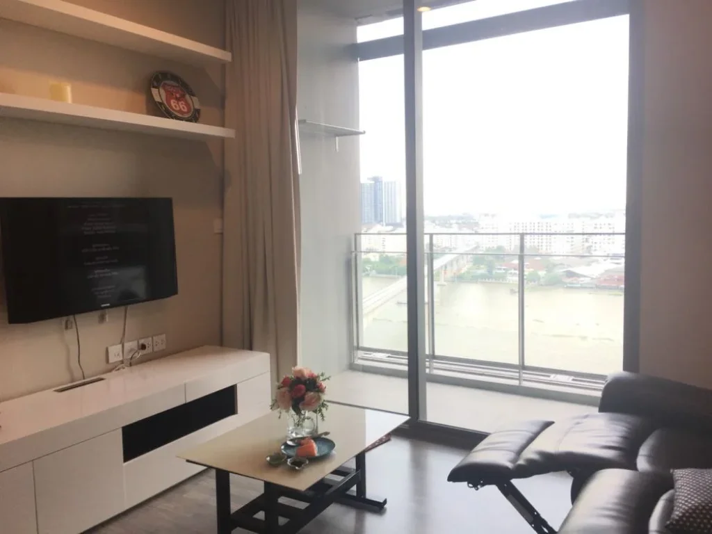 For rent 1 bedroom 333 Riverside river viewNear MRT bangpho