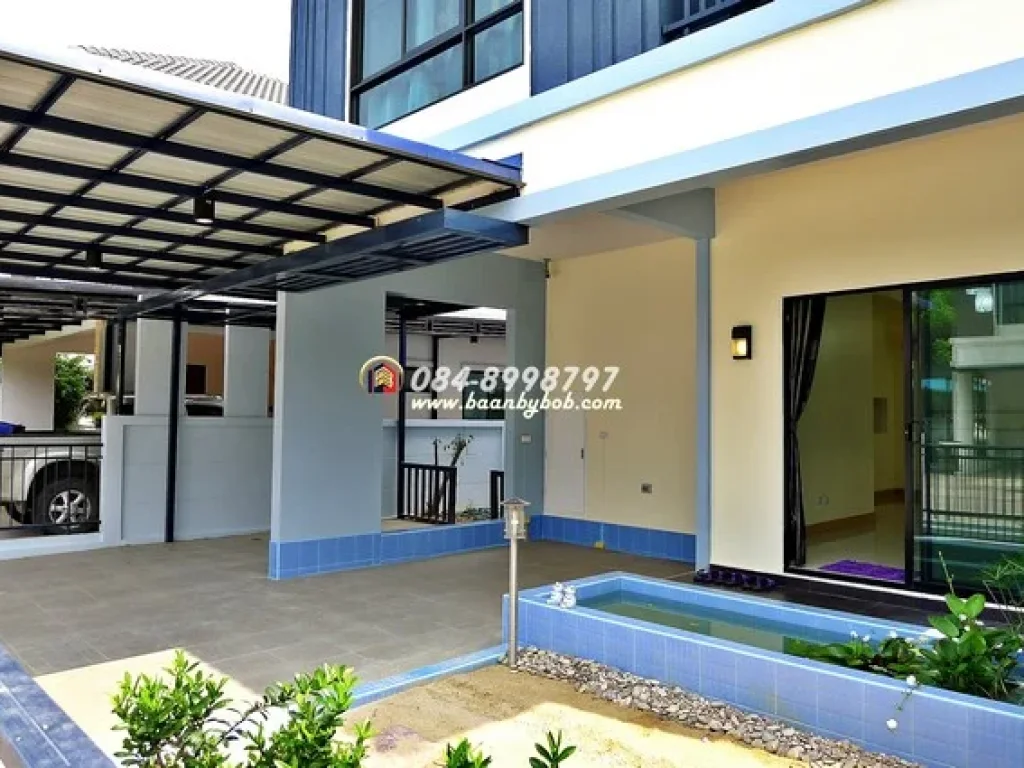 ขาย โมดิ วิลล่า บางบัวทอง MODI VILLA BANGBUATHONG บ้านแฝด 412 ตรวา ปรับปรุงใหม่ทั้งหลัง พร้อมอยู่