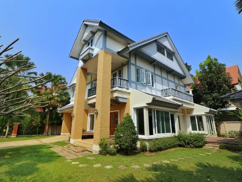 ขายบ้านหรูพร้อมอยู่ ราคาถูกสุด ขนาด 162 ตรวหลังใหญ่ ในโครงการ Q House Avenue พระราม 5