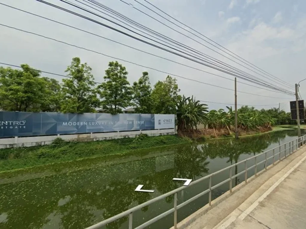 ขายที่ดิน ติด ม เซนโทร เวสต์เกต ใกล้รถไฟฟ้าสายสีม่วง สถานีคลองบางไผ่