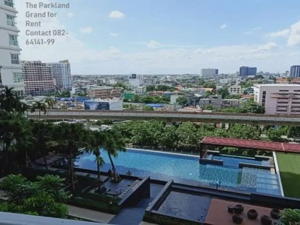 ให้เช่า Parkland Grand Taksin แบบ 1 ห้องนอน วิวสระ ใกล้ BTS ตลาดพลู ห้องสวย สภาพดี