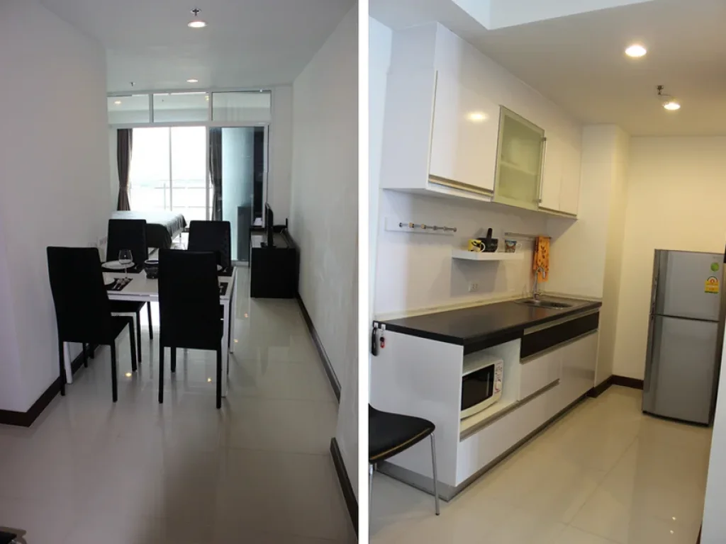 Condo Supalai Prima Riva ใกล้ BTS ช่องนนทรี 43 ตรม 1 ห้องนอน ชั้น34 วิวโค้งแม่น้ำ เฟอร์ครบ