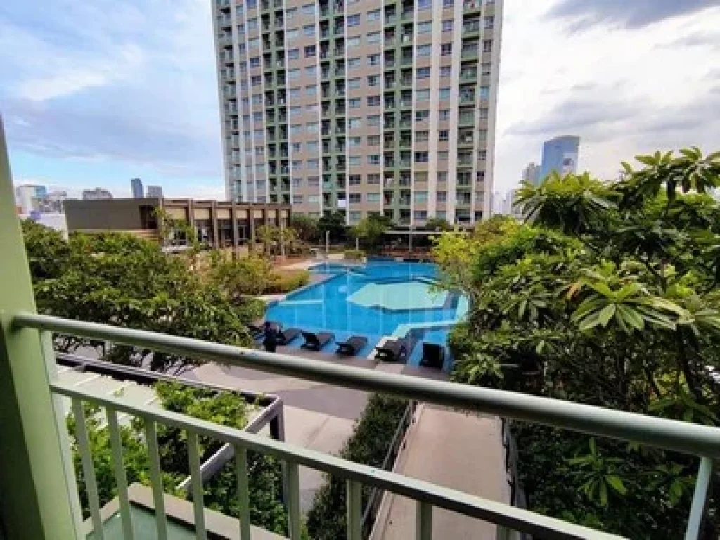 Condo Rent LPN Park Rama 9 30 ตรม 1ห้องนอน วิวสระ 11000ต่อเดือน