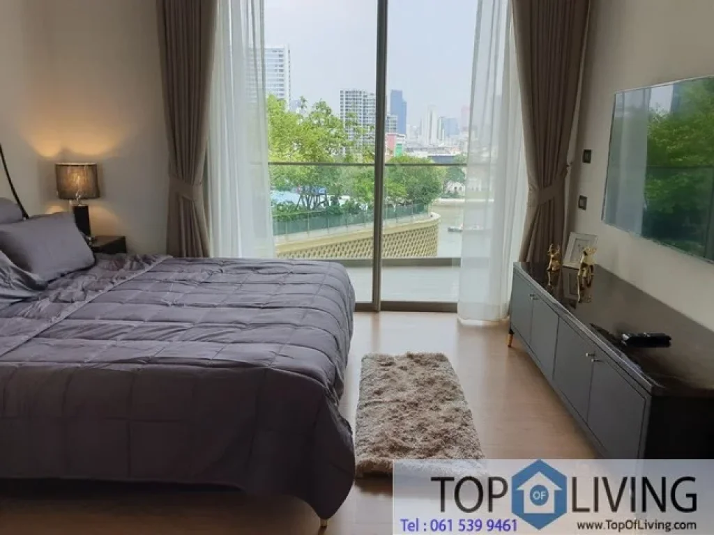 Fully furnished 1 beautiful bed for rent at Magnolias Waterfront Residences ICONSIAM