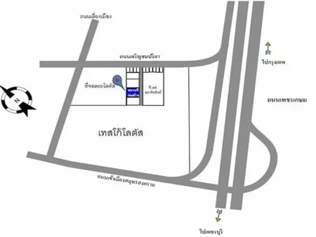 ขายที่ดินเปล่าติดโลตัสแม่กลอง 56 ตรว เหมาะทำที่อยู่อาศัย