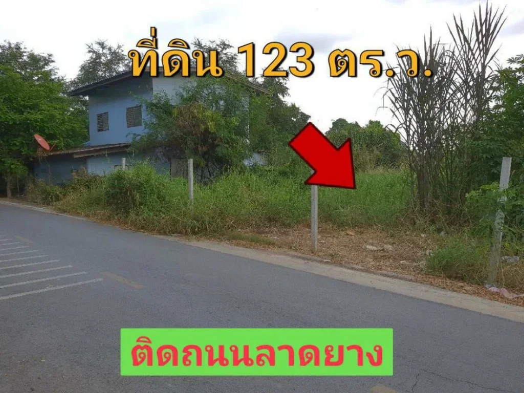 ขายที่ดินถมแล้ว 123 ตารางวา ซอย มณีรัตน์ 3 ใกล้สะพานนวนฉวี อำเภอ เมืองปทุมธานี