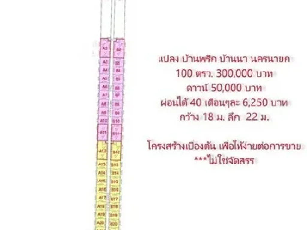 เปิดจองแล้ววันนี้ ที่ดิน ตบ้านพริก อบ้านนา ผ่อนได้ 100 ตรว จ่ายเงินดาวน์เข้าทำกินในพื้นที่ได้เลย