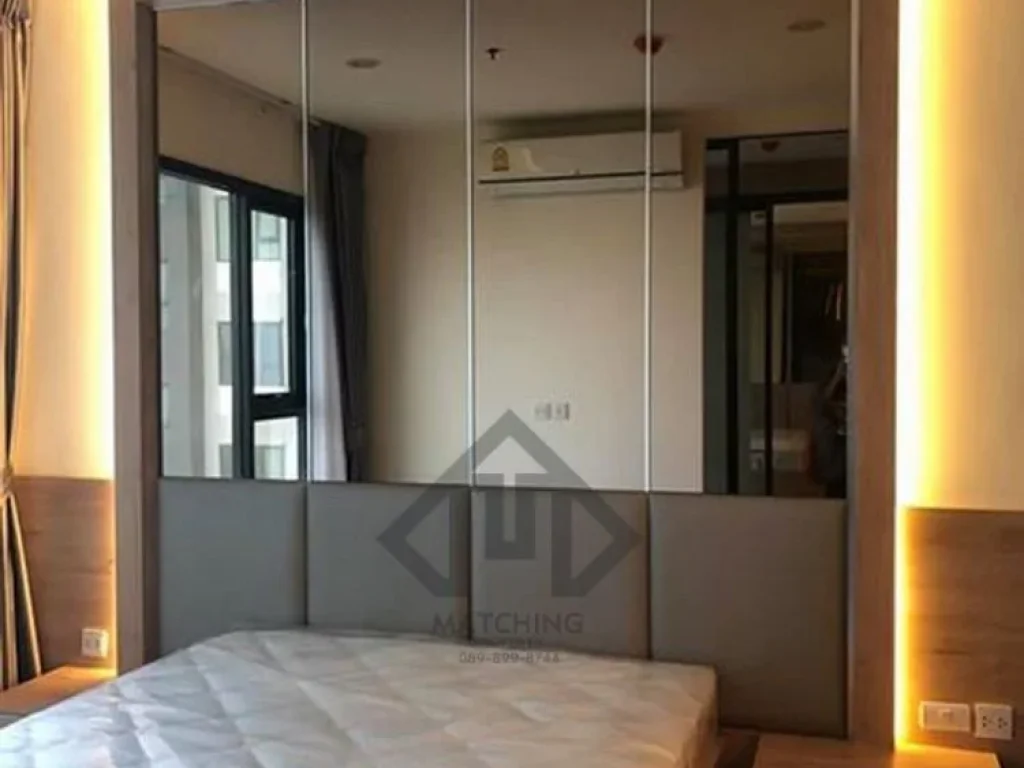 ให้เช่า คอนโด พระราม 9 Life Asoke 1 bedroom plus ชั้น 2X 35ตร ม วิวสวน ทิศเหนือ แต่งครบพร้อมอยู่