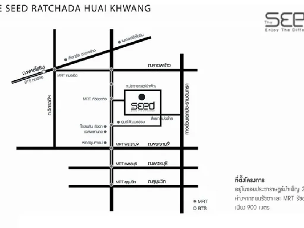 NC393 ขาย เดอะซี๊ด รัชดา-ห้วยขวาง 29 ตารางเมตร 1นอน ชั้น6 ตึกB ใกล้ Mrt ห้วยขวาง