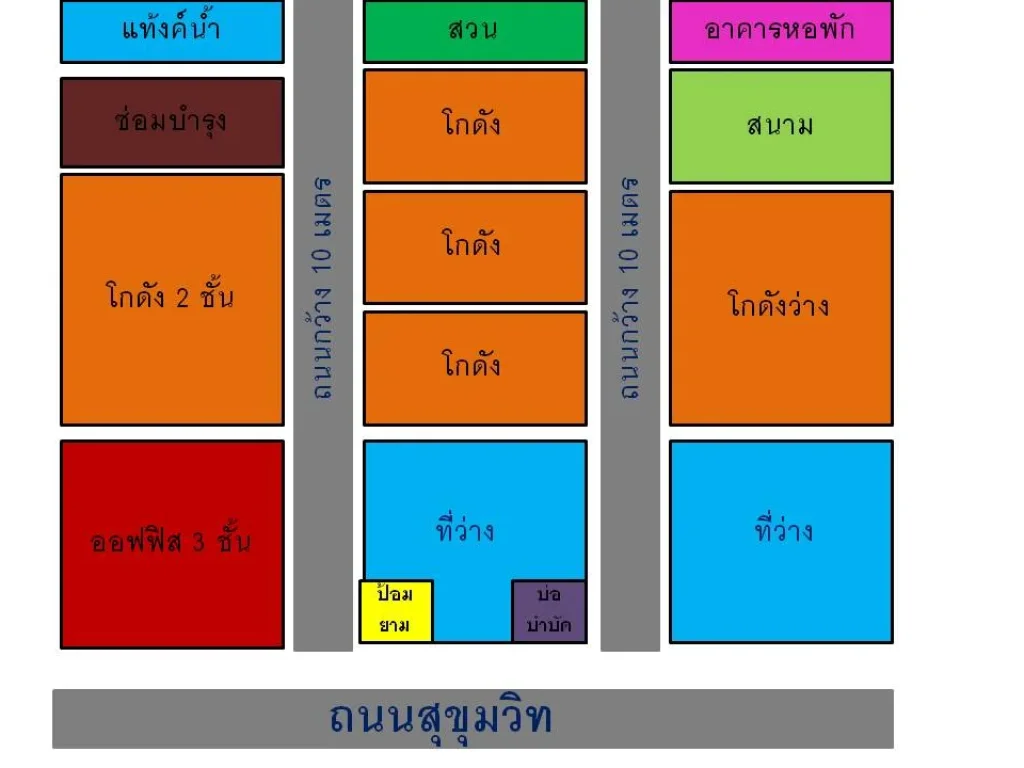 ขายที่ดินพร้อมโกดัง ออฟฟิส พื้นที่สีม่วง เขตนิคมอุตสาหกรรมบางปู 14-3-65 ไร่ ไร่ละ 21 ล้าน ตรวละ 52500 บาท ราคารวม 314 ล้าน