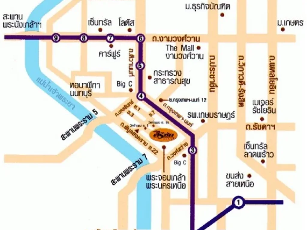 ให้เช่า ทาวน์เฮ้าส์ 2ชั้นครึ่ง ใกล้ MRT ติวานนท์ 3 ห้องนอน 2 ห้องน้ำ 1 ที่จอดรถ