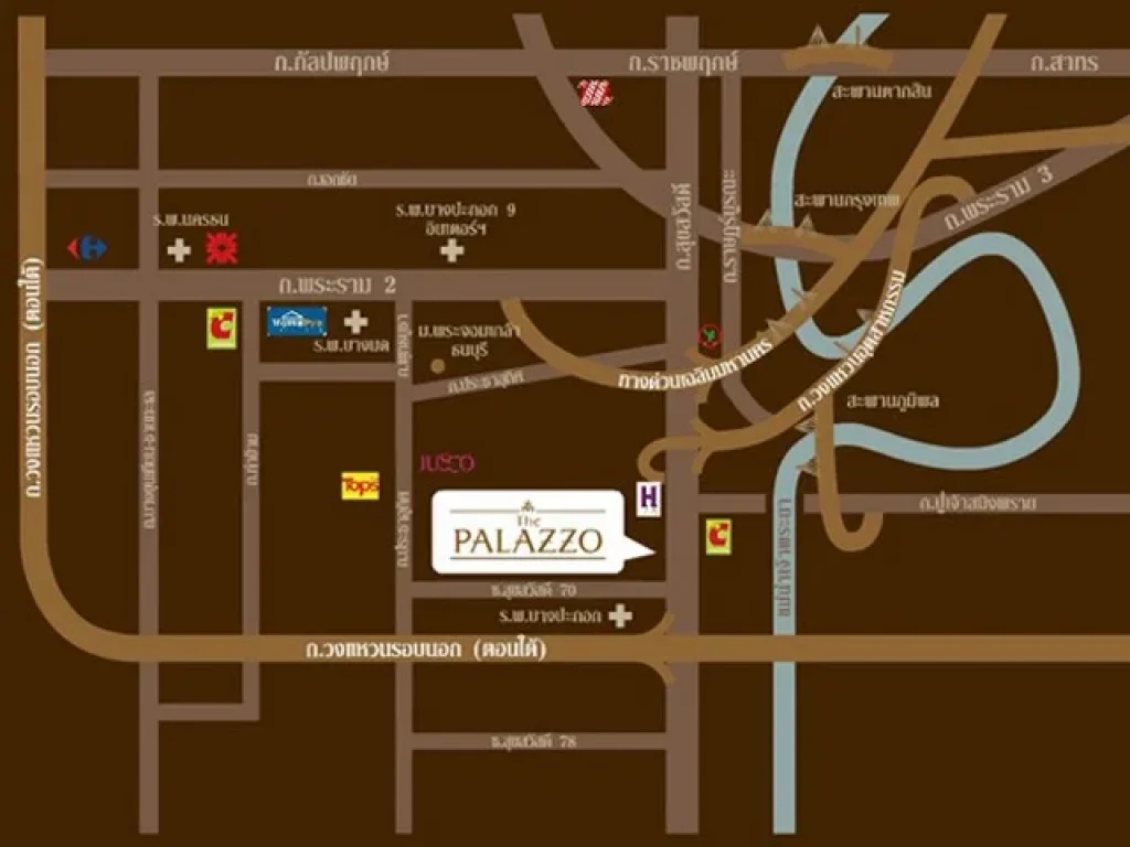 ขาย บ้านเดี่ยวโครงการ THE PALAZZO พระราม 3 สุขสวัสดิ์ แบรนด์ เอพี