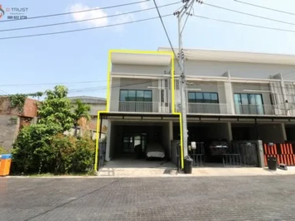 ขายทาวน์โฮม ใกล้รถไฟฟ้า ธัญญ ทาวน์ สุขุมวิท 113 hanya Town Sukumvit 113 สำโรงเหนือ เมืองสมุทรปราการ