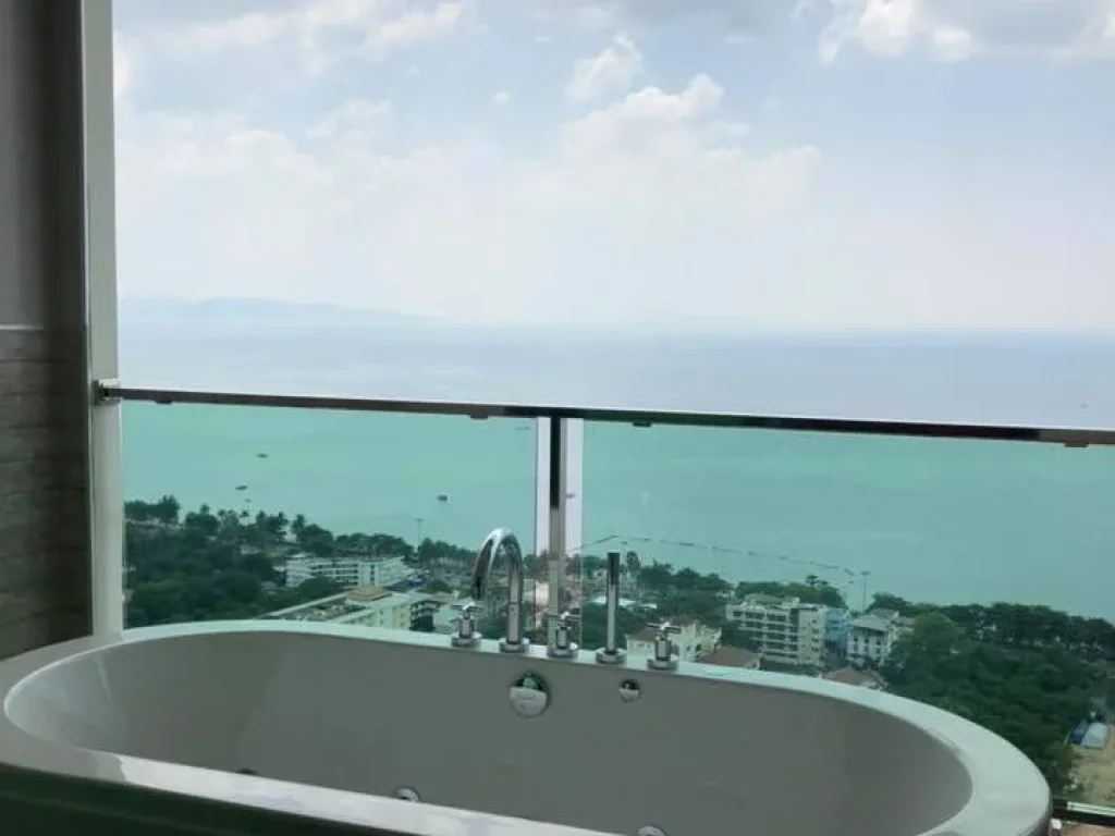 ขาย Duplex Penthouse Sea-View ตกแต่งสวยมาก มีJacuzzi บนระเบียงโก้หรู