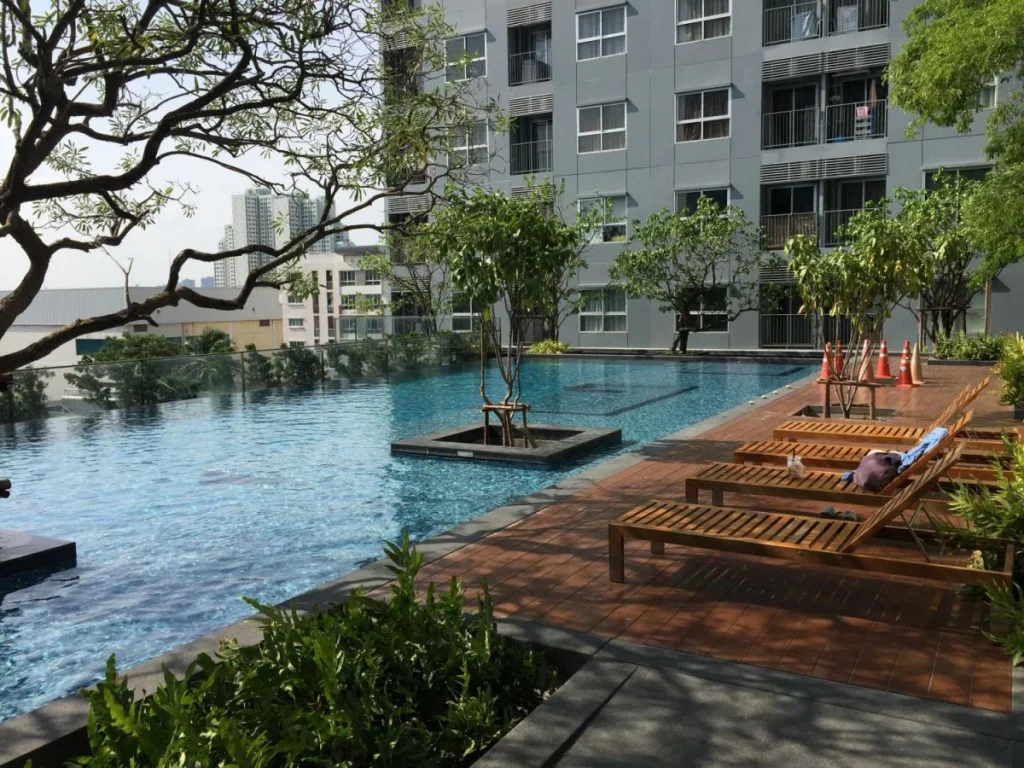 ขายเช่า ISSI condo สุขสวัสดิ์ ติดแนวรถไฟฟ้าMRTสายสีม่วง เตาปูน-ราษฎร์บูรณะ ชั้น3 เนื้อที่ 25ตรม เป็นห้องใหม่ เตียง แอร์ ครัว build-in ราคา 1755