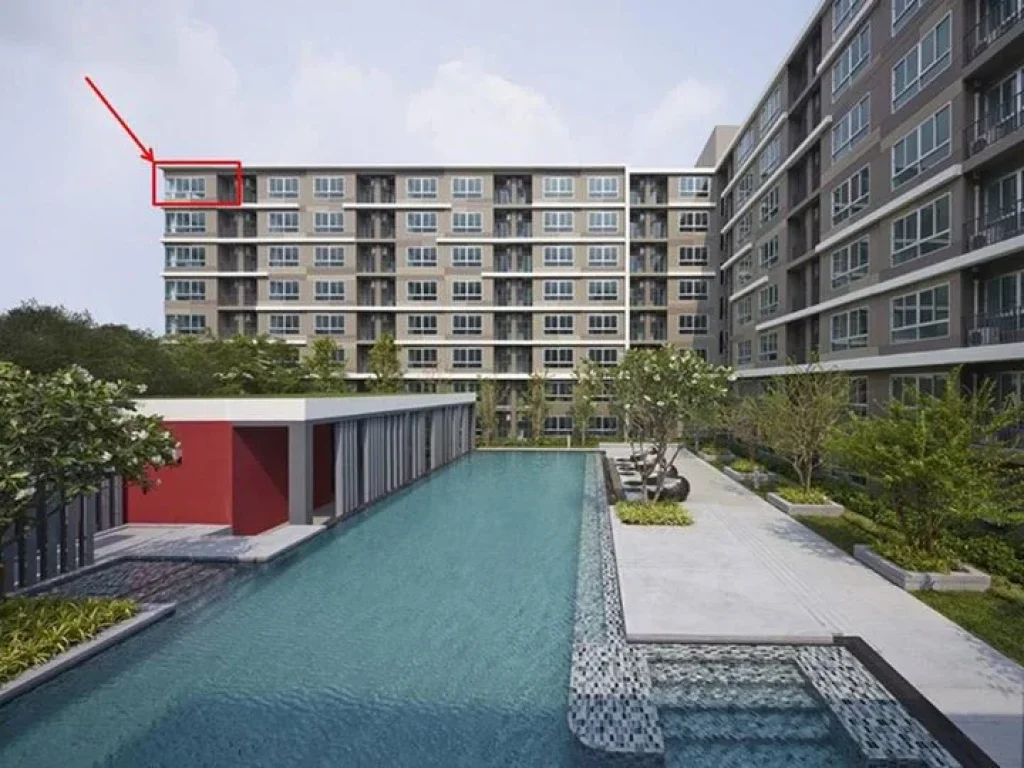 ให้เช่า D Condo สุขุมวิท 109 ห้องมุม 30 ตรม ชั้น8 ตึก B ตกแต่งครบ