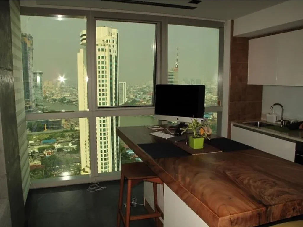 Hot Value Sell at The River Charoenakorn Soi 13 2 bedrooms Peninsula View Tower A