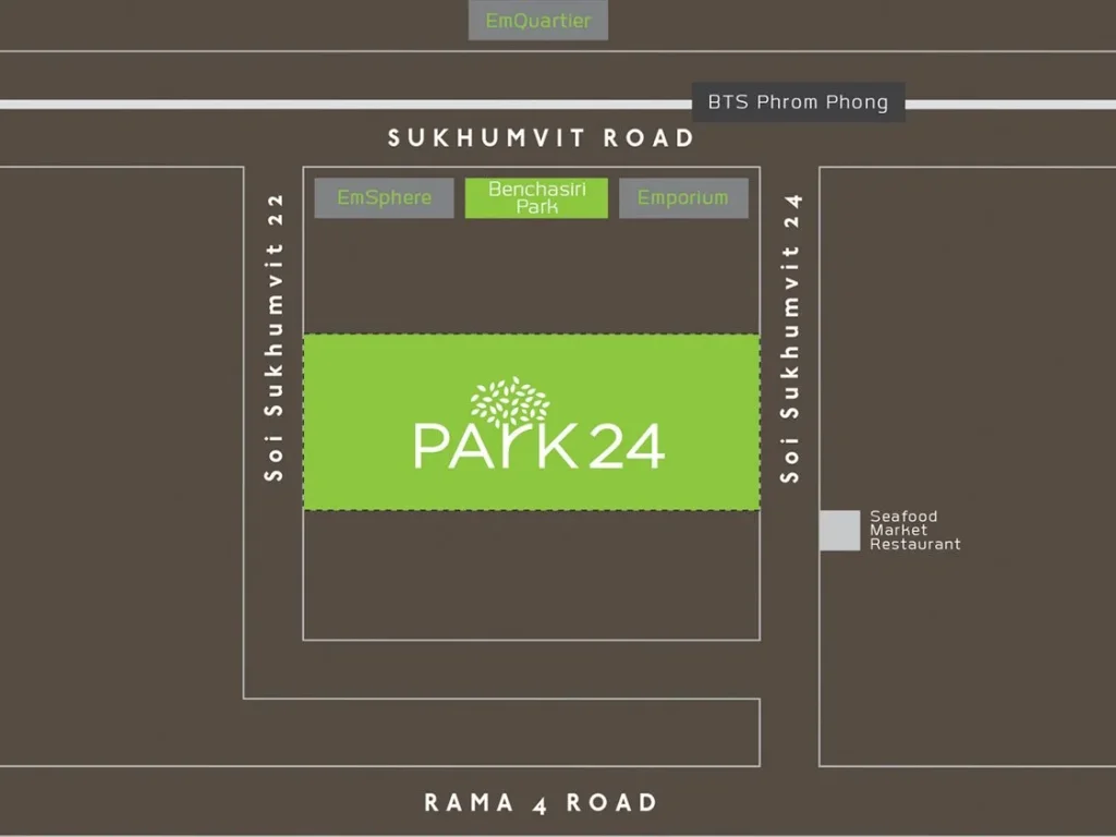 ขายดาวน์ ราคาต่ำกว่าโครงการ11 คอนโดPark24 สุขุมวิท24 BTSพร้อมพงศ์ ถนนพระราม4 ห้างEmporium ห้างEmsquartier สวนเบญจสิริ โรงพยาบาลพร้อมพงศ์ มหาฯประส