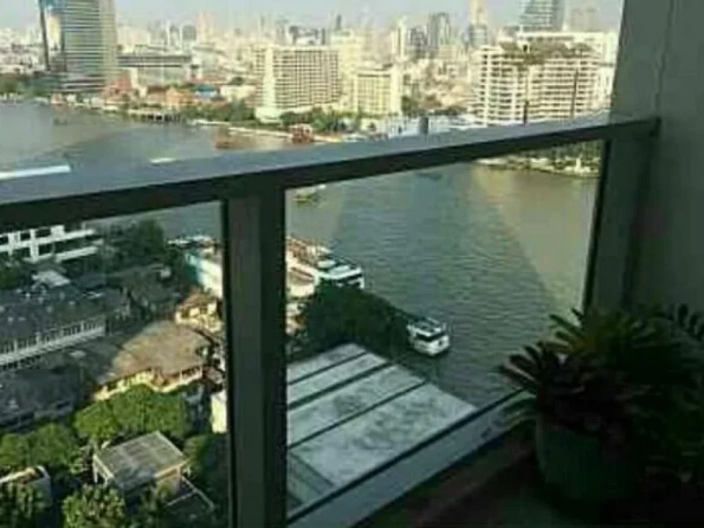 The River Charoenakorn Soi 13 1 bedroom Peninsula View for Sell Tower A