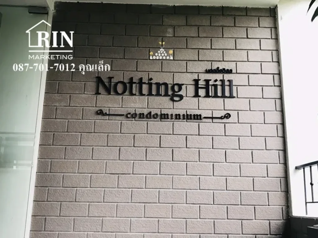 CD1810062 For Sell Notting Hill Condo 1 Bed 1 Bath 30 Sqm Nearly BTS Bearing 239 M 087-701-7012