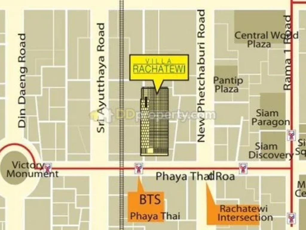 For rent Villa Rachatewi condo size 40sqm 22K per month